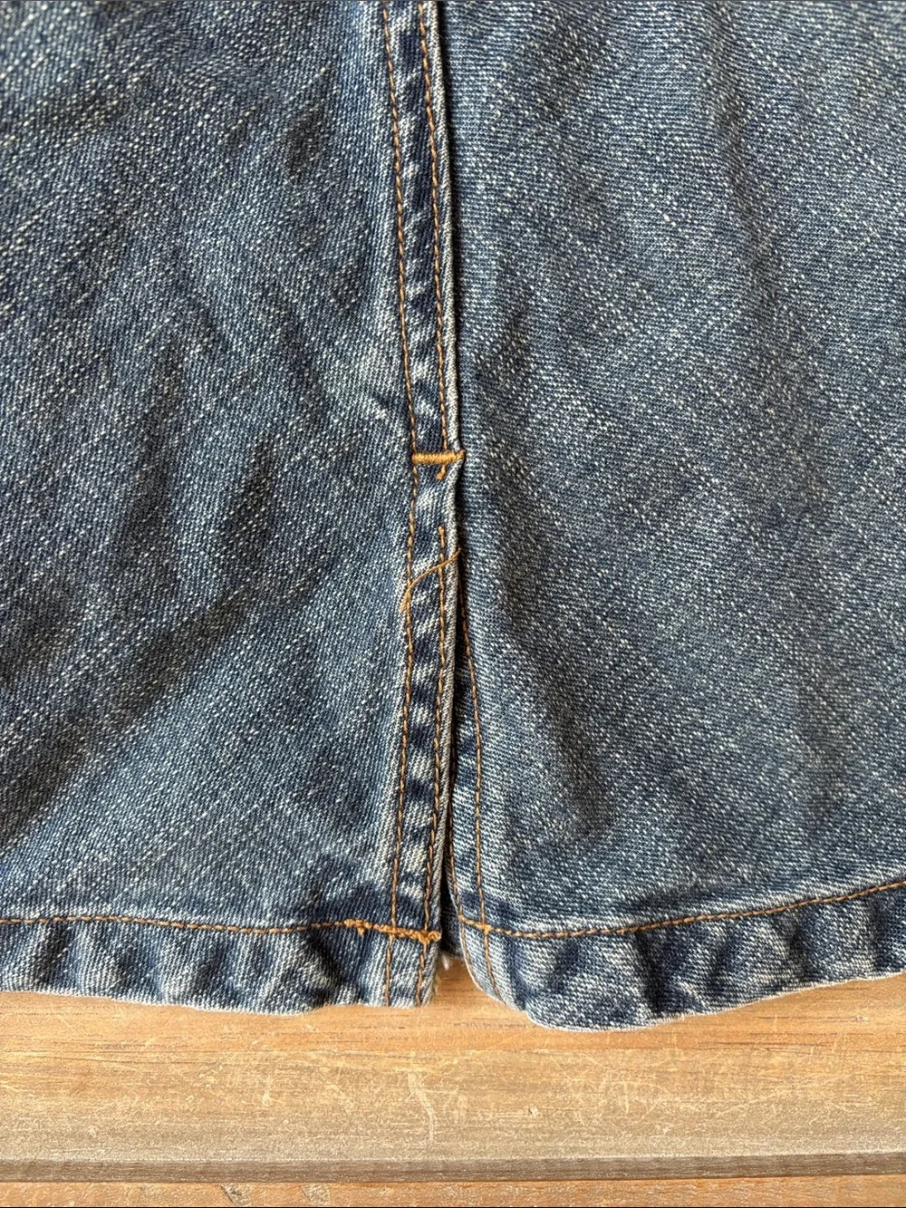 Vintage Oshkosh girl’s denim maxi skirt